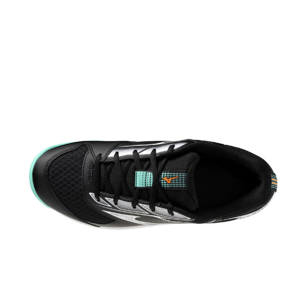 Mizuno Cyclone Speed 5 男 排球鞋 穩定 包覆 回彈 美津濃 黑 綠 [V1GA258012], , large