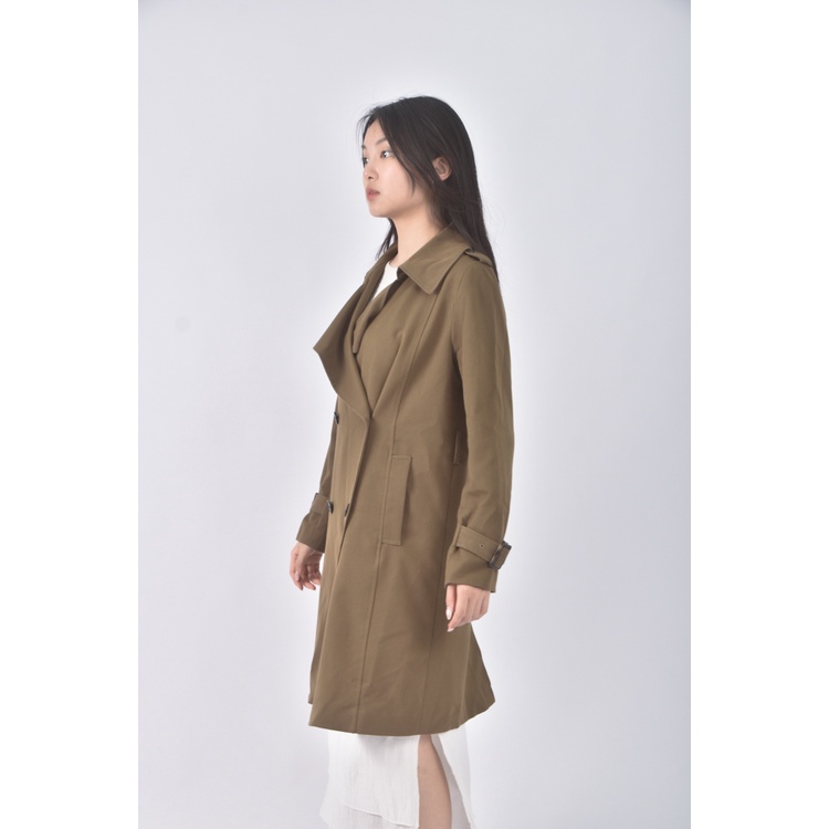 (S) lowrys farm質感風衣綠色外套二手衣, , large