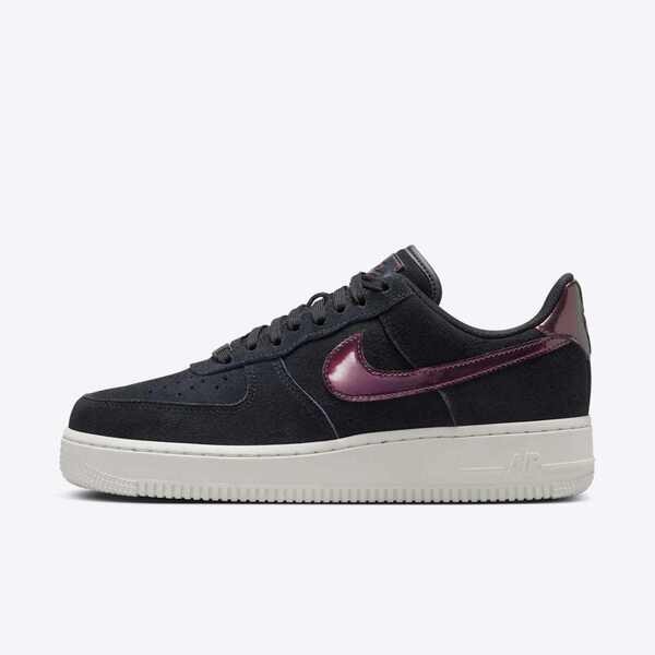 Kixpress-Nike Wmns Air Force 1 '07 SE 女 運動休閒鞋 AF1 金屬勾 黑紫 [HJ4401-002], , large