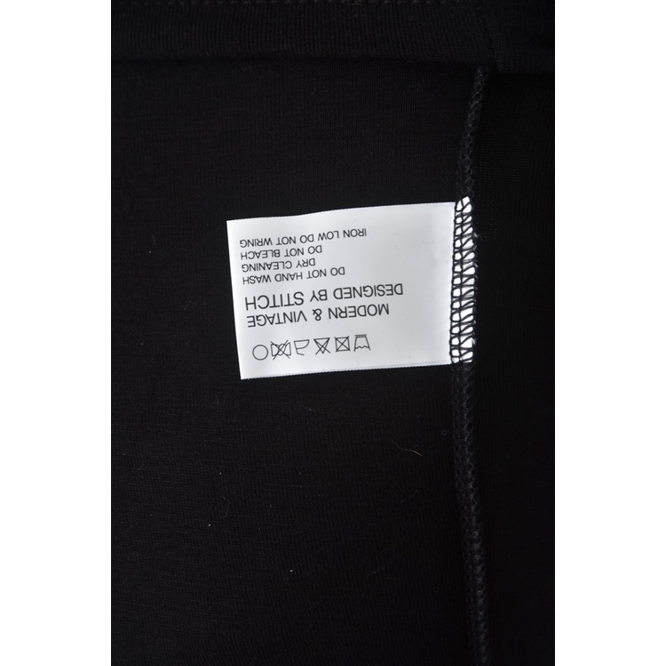 (S) stitch snap韓牌質感黑色長袖上衣二手衣, , large