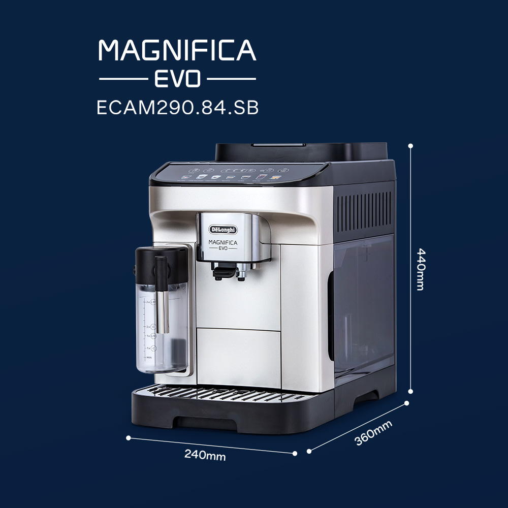 [De'Longhi]全自動義式咖啡機 (ECAM 290.84.SB/29084/EVO) 贈 LAVAZZA咖啡豆 1KG, , large