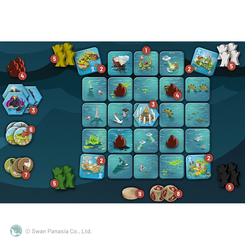 【新天鵝堡桌遊】造陸計畫, , large