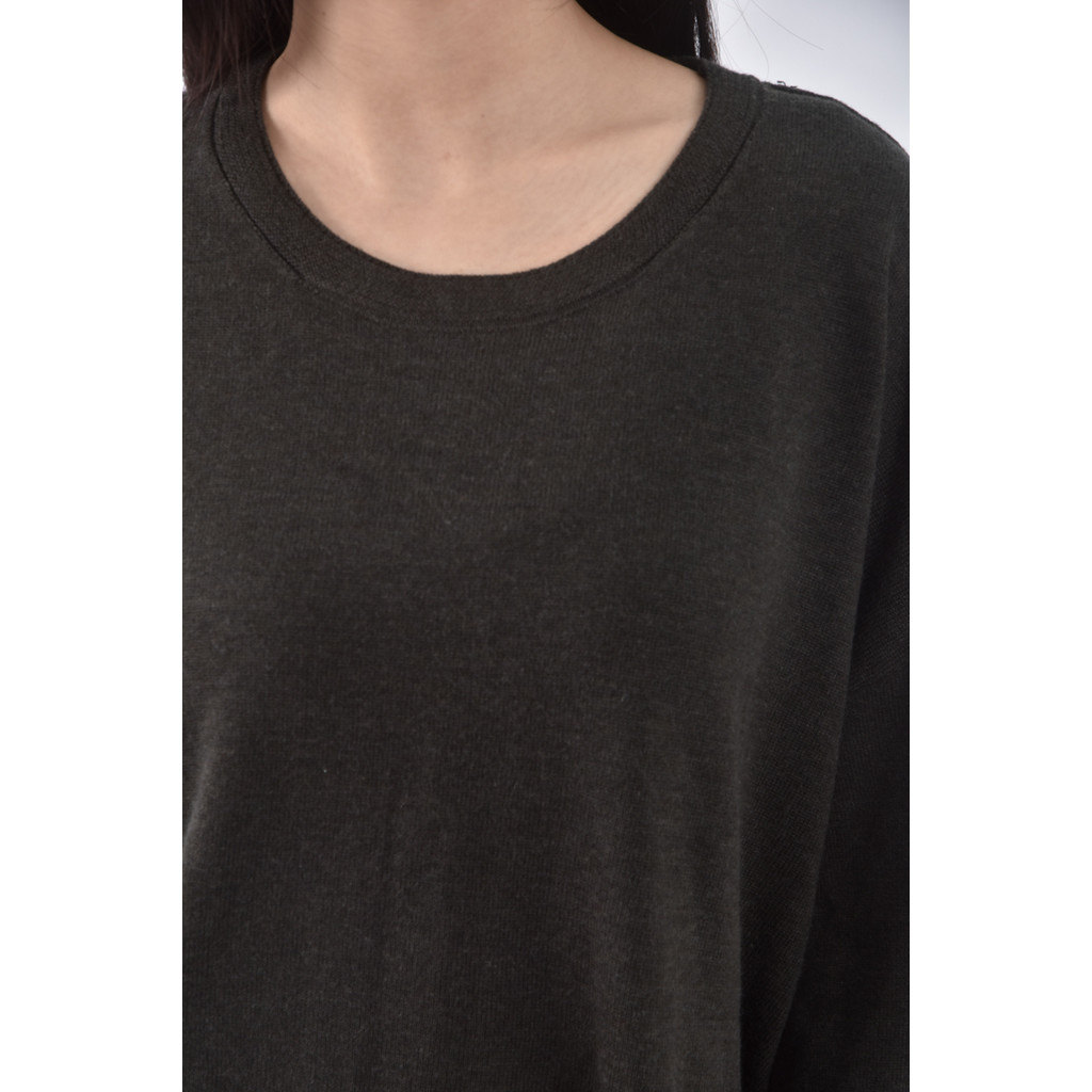 (L) umooie黑色長袖上衣二手衣, , large