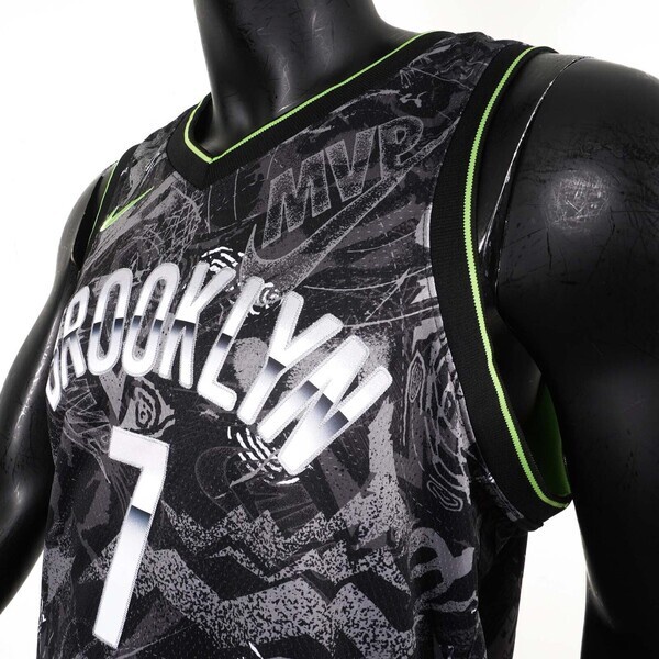 Nike MVP Kevin Durant 男 籃球背心 球衣 NBA 運動 休閒 黑灰 綠 [DA6954-073], , large