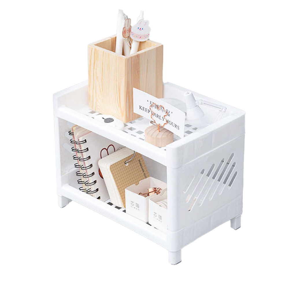 [ Pure Sleep ] Minimalist Two-Tier Storage Rack  