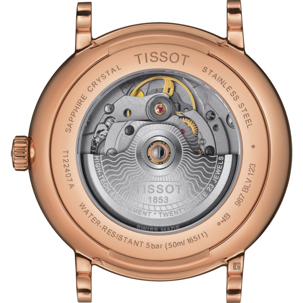 TISSOT天梭 Carson 羅馬機械手錶-40mm  T1224073603300, , large