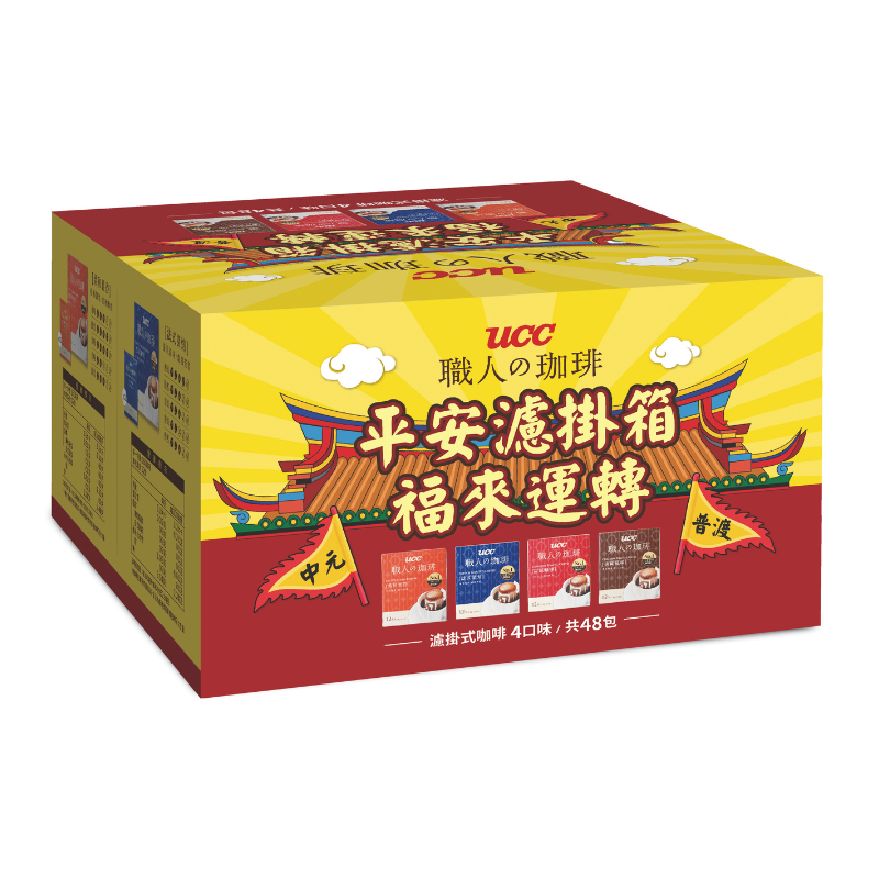 UCC職人珈琲平安濾掛箱 384g, , large