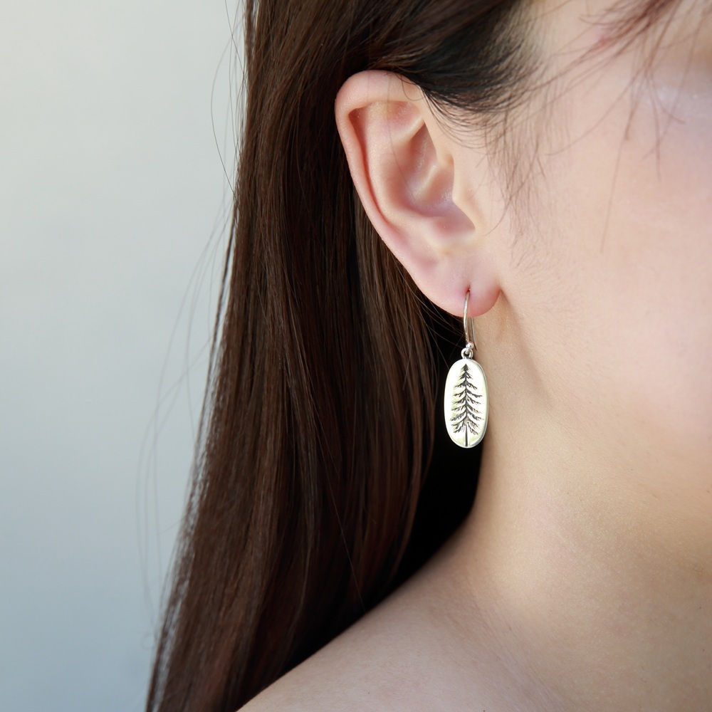 【Angel & Me】生命之樹 森林 大樹 s925 純銀耳環 聖誕 生日禮物, , large