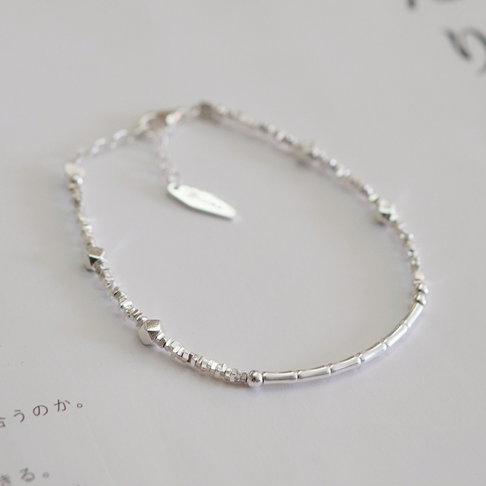 Peaceful Sterling Silver Bracelet, , large