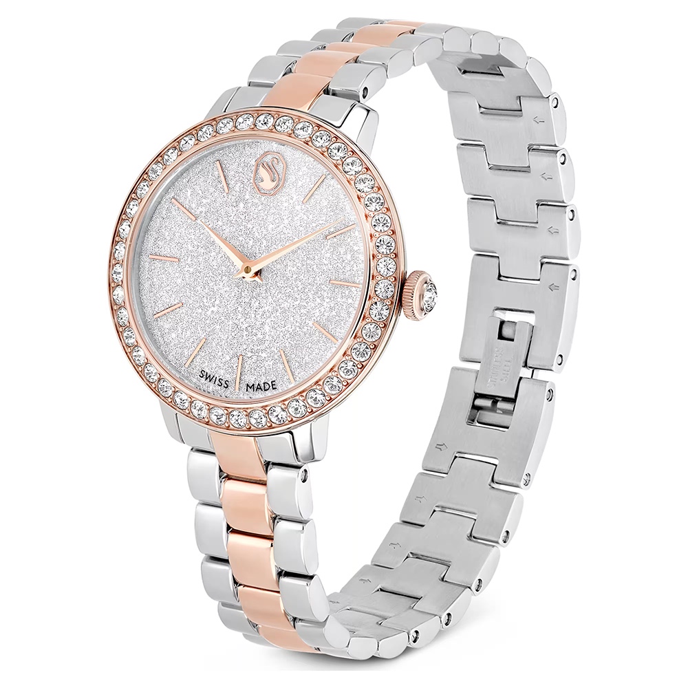 SWAROVSKI 施華洛世奇 Matrix 璀璨水晶手錶 女錶-30mm(5715028), , large