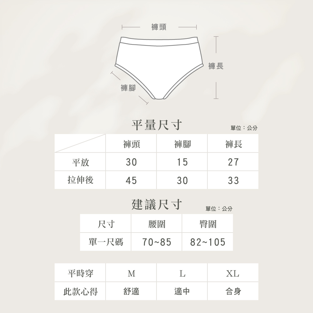 【伊柔 EVEROY】棉柔無痕收邊中腰包覆紅內褲｜舒適包臀 M-XL適穿 W069, , large