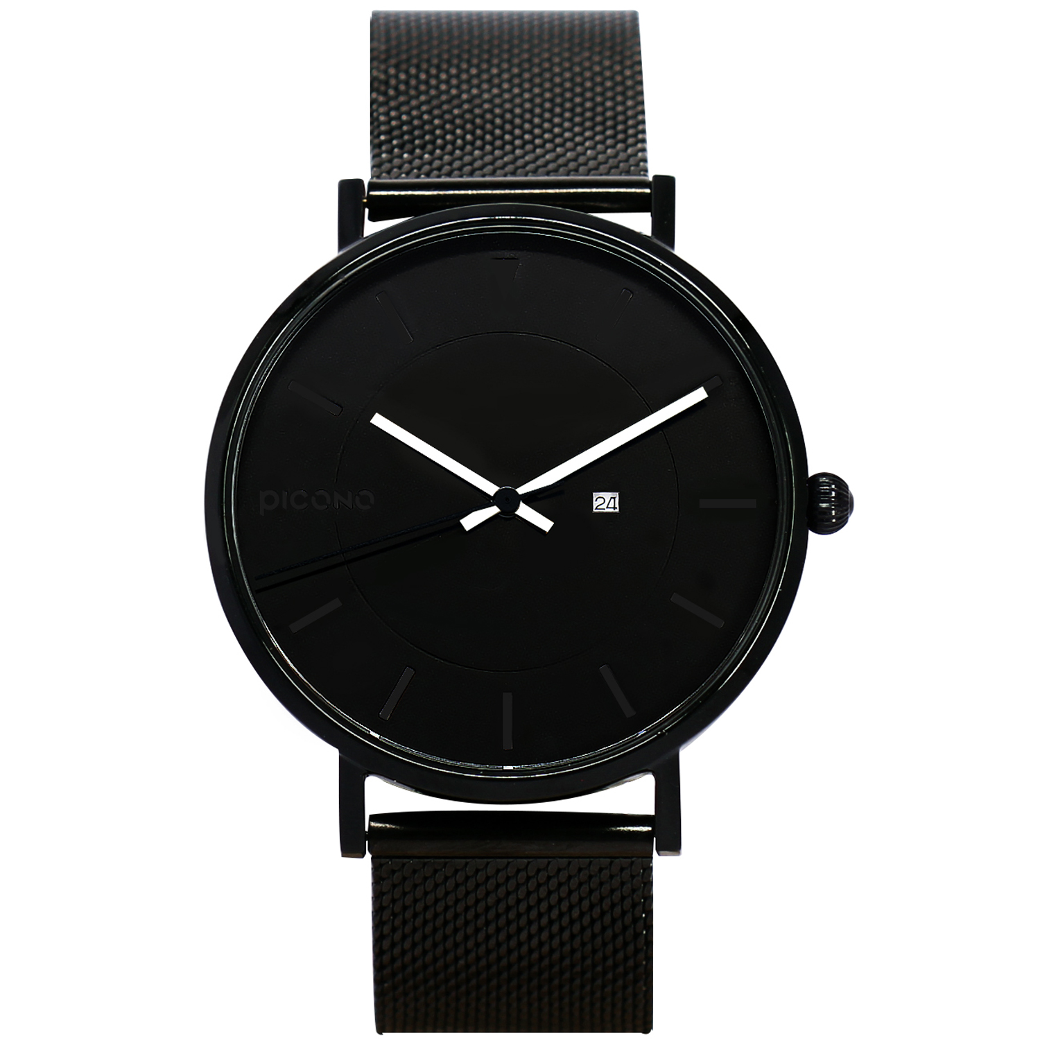 【PICONO】RGB collection quickly release stainless steel strap watch-Black / RGB-6405, , large