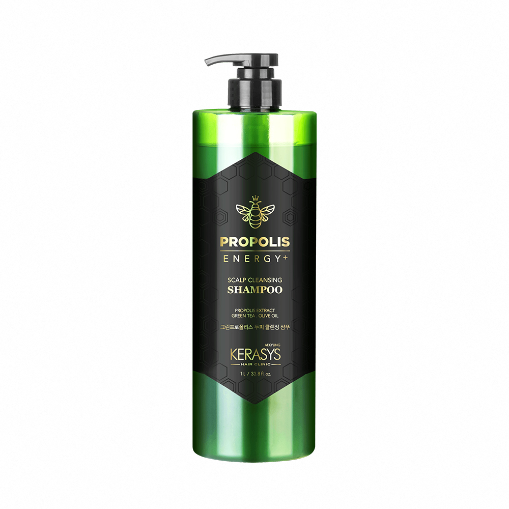 KS PROPOLIS ENERGY SHAMPOO SCALP CLEANSING GREEN 1L, , large