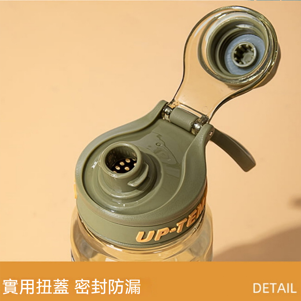 【H&R安室家】Dodge 道奇Tritan扭蓋刻度水壺 運動水壺860ml(H01), , large