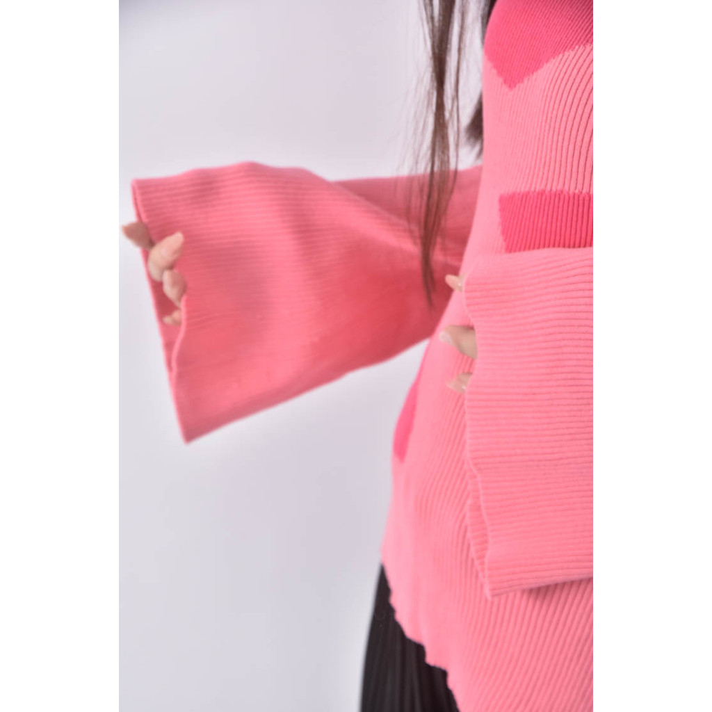 (XS（含）以下) knuth marf棉質純棉粉色長袖上衣二手衣, , large