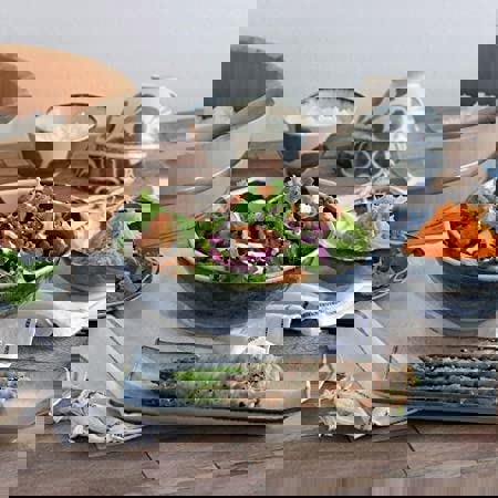 【毓秀堂】AWASAKA 筆青 陶瓷麵碗(百丸), , large