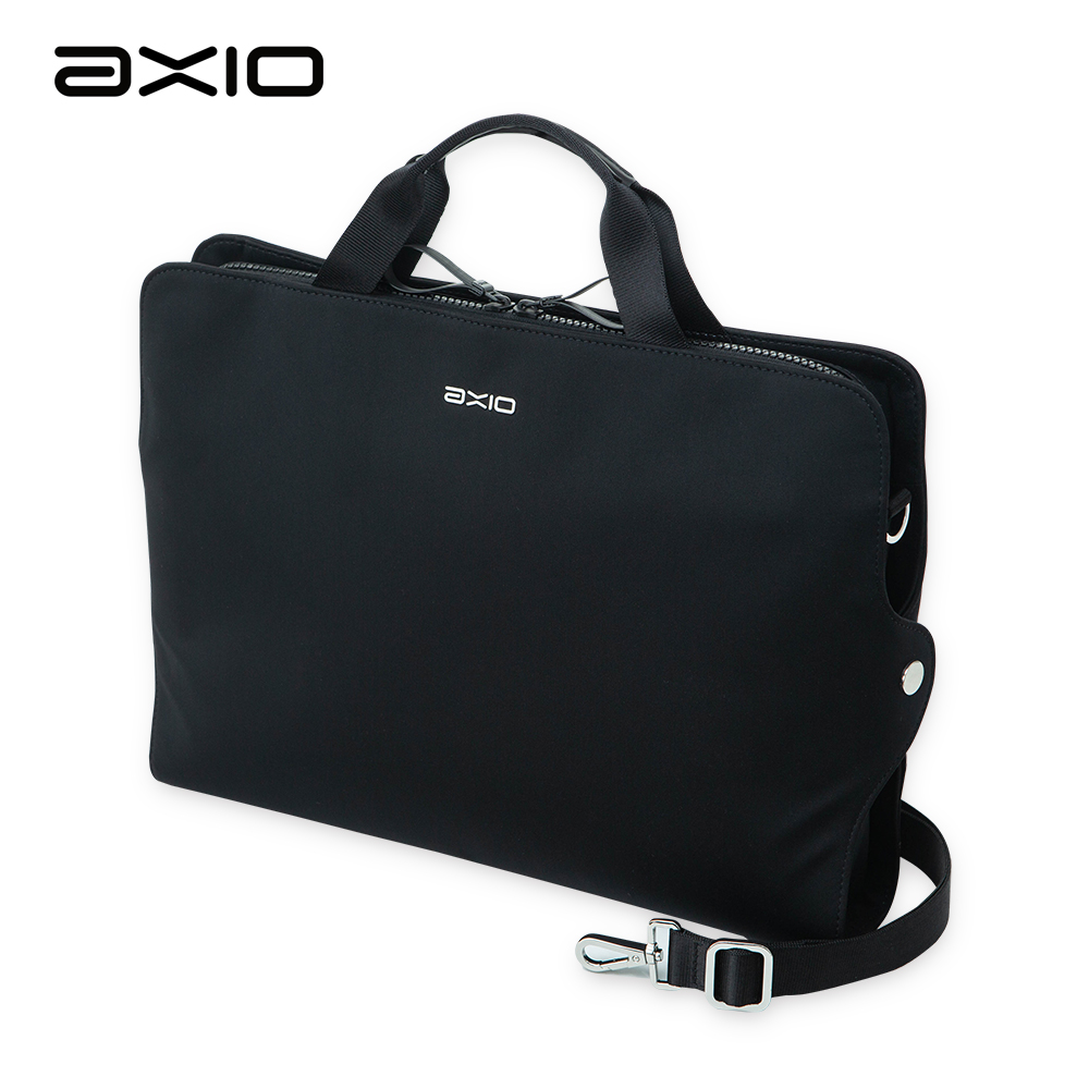 【AXIO】Shell BRIEFCASE 經典手作頂級貝殼公事包(Shell-FB) 黔黑色, , large