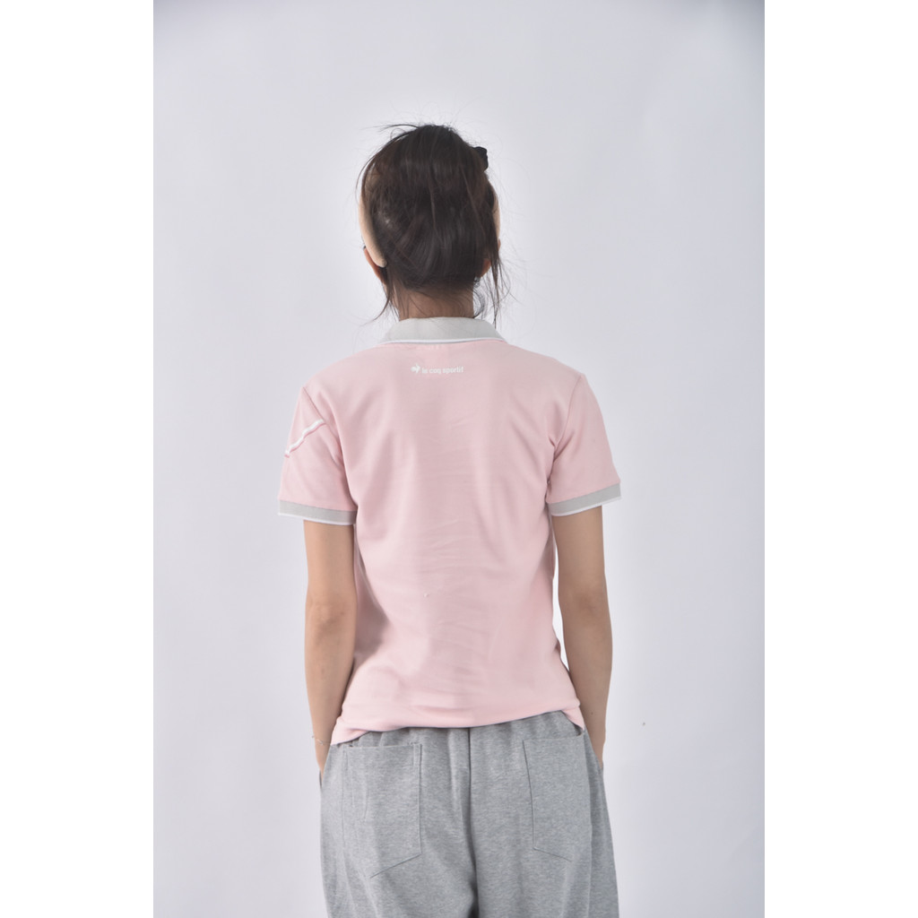 (M) le coq sportif棉質粉色短袖上衣二手衣, , large