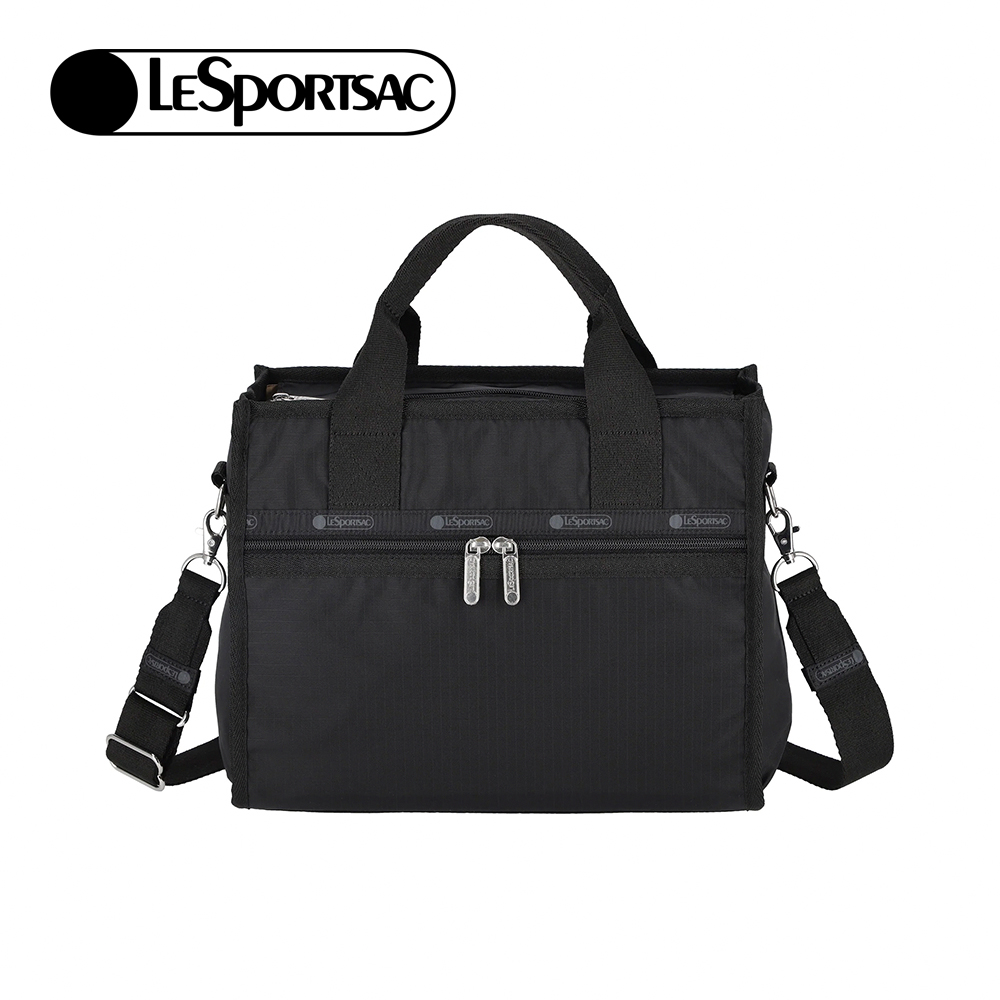 Lesportsac Large East/West Top Handle Tote 斜背手提托特包 兩用包 側背包 送禮 禮物 女包(永恆黑)