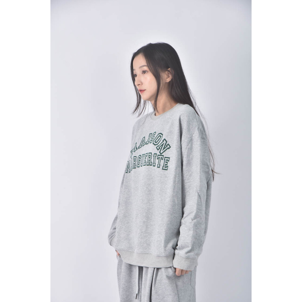 (2XL) maison margiela棉質純棉灰色長袖上衣二手衣, , large