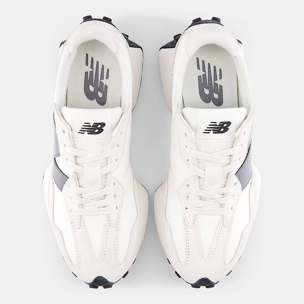 Kixpress-New Balance 327 女 運動休閒鞋 復古鞋 舒適 緩震 穿搭 白 鐵灰 [WS327JWB], , large