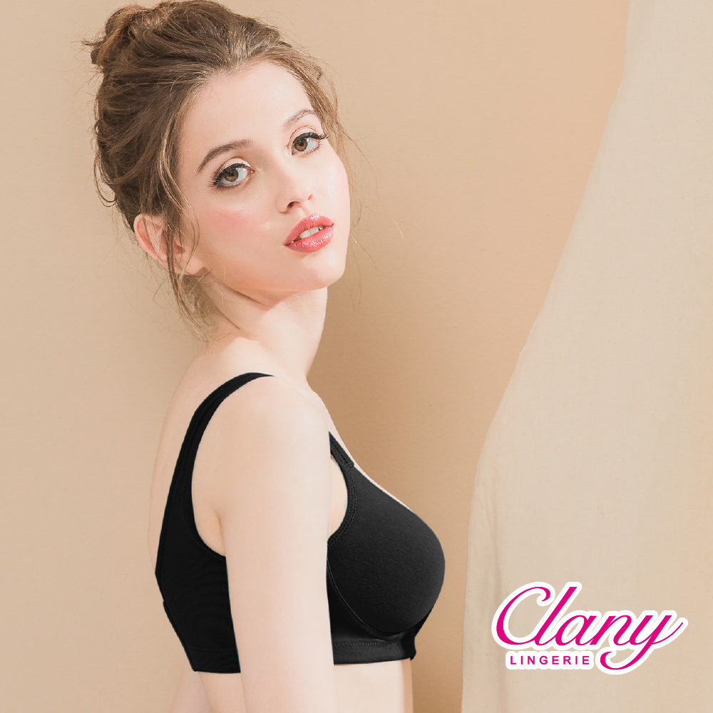 【Clany可蘭霓】無痕裸感無鋼圈竹纖維塑布透氣BCD內衣 暗黑星空 6676-63, , large
