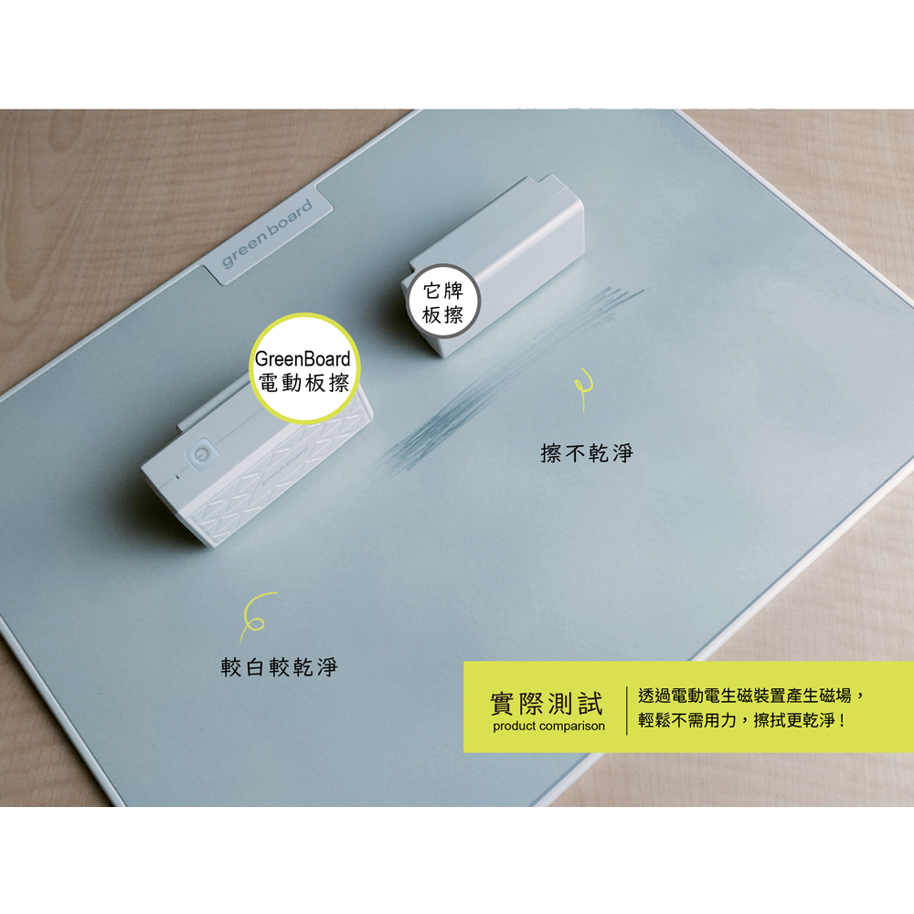 【電動板擦】Green Board15吋磁性手寫板專用, , large