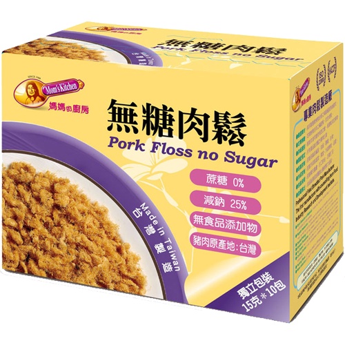 [ 媽媽的廚房 ] 無糖肉鬆 150克 / 盒, , large