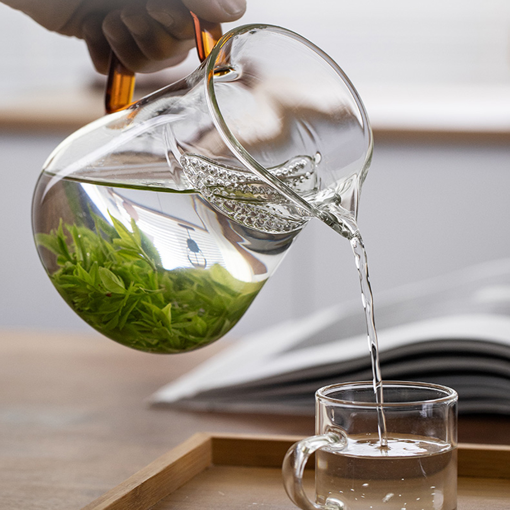 【GlassKing】GK-069 月牙茶海 月牙公杯 耐熱玻璃茶海 功夫茶具 分茶杯 分酒杯 公道杯, , large