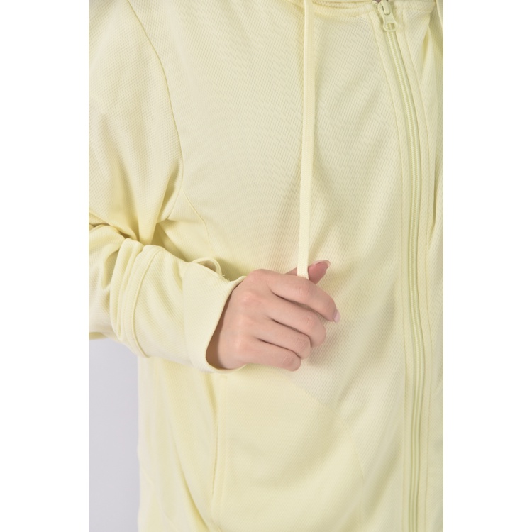 (XL) net質感連帽黃色外套二手衣, , large