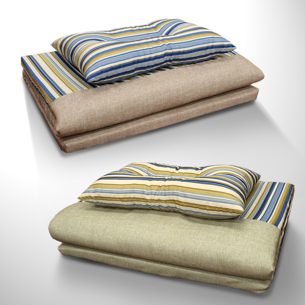 Mediterranean style simple and comfortable single mattress, 咖啡, large