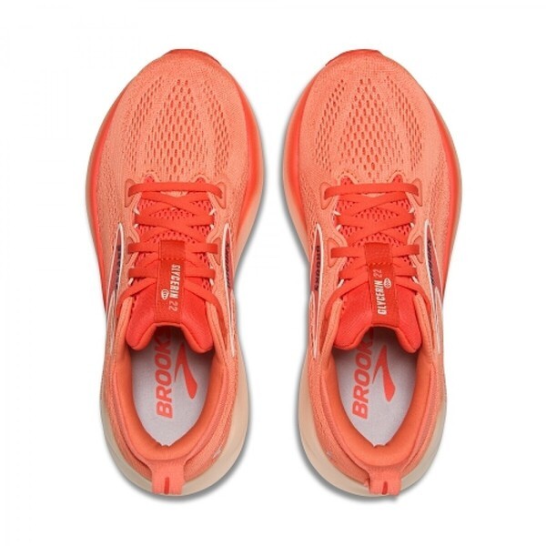 Brooks Glycerin 22 女 慢跑鞋 支撐 彈力 緩震 橘 [1204341B625], , large