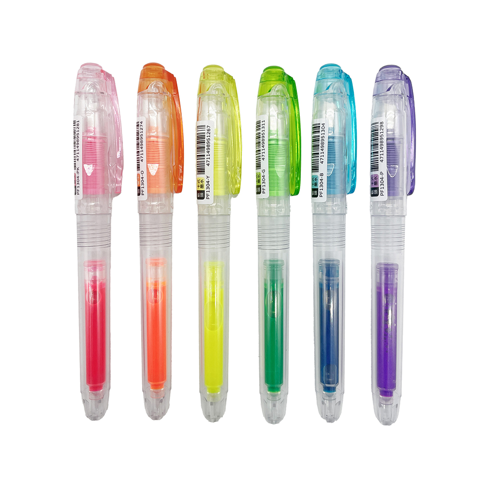 【筆樂 PENROTE】1304螢光筆 12支入 /盒 PF1304  -  綠, , large