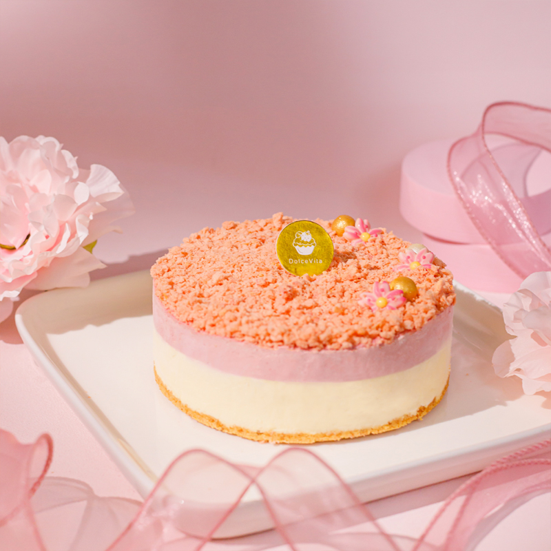 【多茄米拉】法式莓果生乳酪＋粉紅泡泡（贈保冰袋）, , large