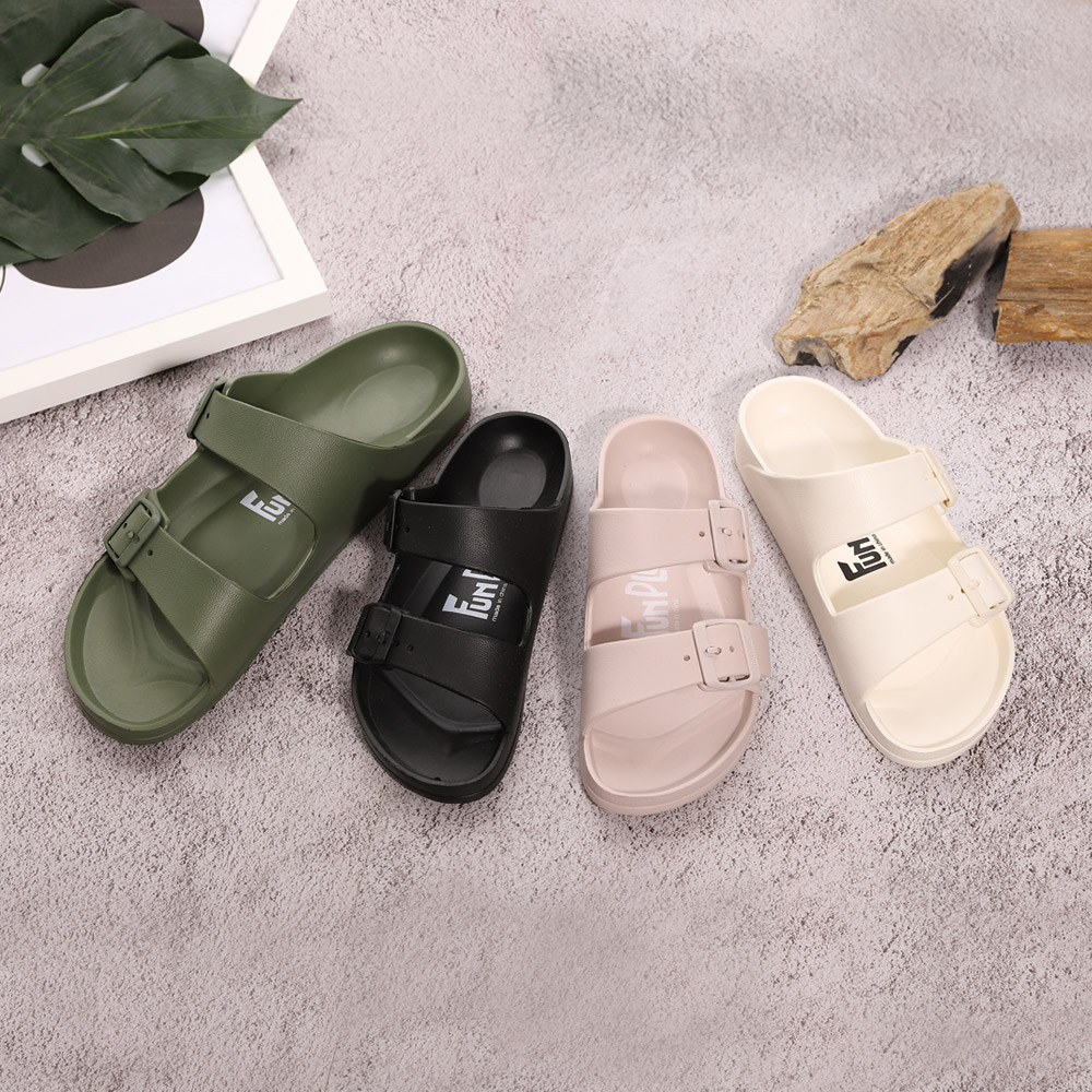 41033輕量雙排扣室外拖鞋, , large