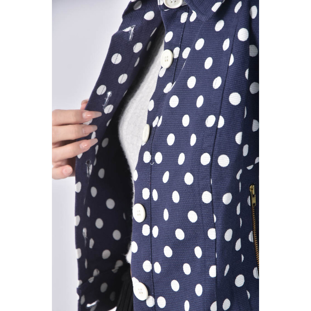 (S) see by chloe圓點藍色外套二手衣, , large