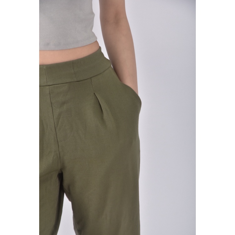 (XL) 101 original design高腰質感綠色短褲二手衣, , large