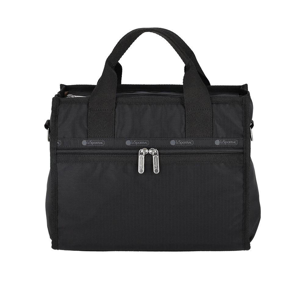 Lesportsac Large East/West Top Handle Tote 斜背手提托特包 兩用包 側背包 送禮 禮物 女包(永恆黑), , large