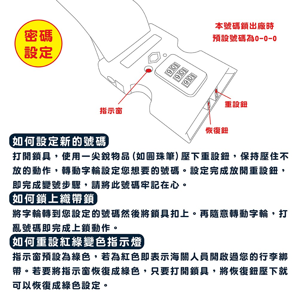 【雙手萬能】行李箱綁帶+TSA數字3碼海關鎖 綁箱 行李扣帶 行李箱鎖 防爆, , large