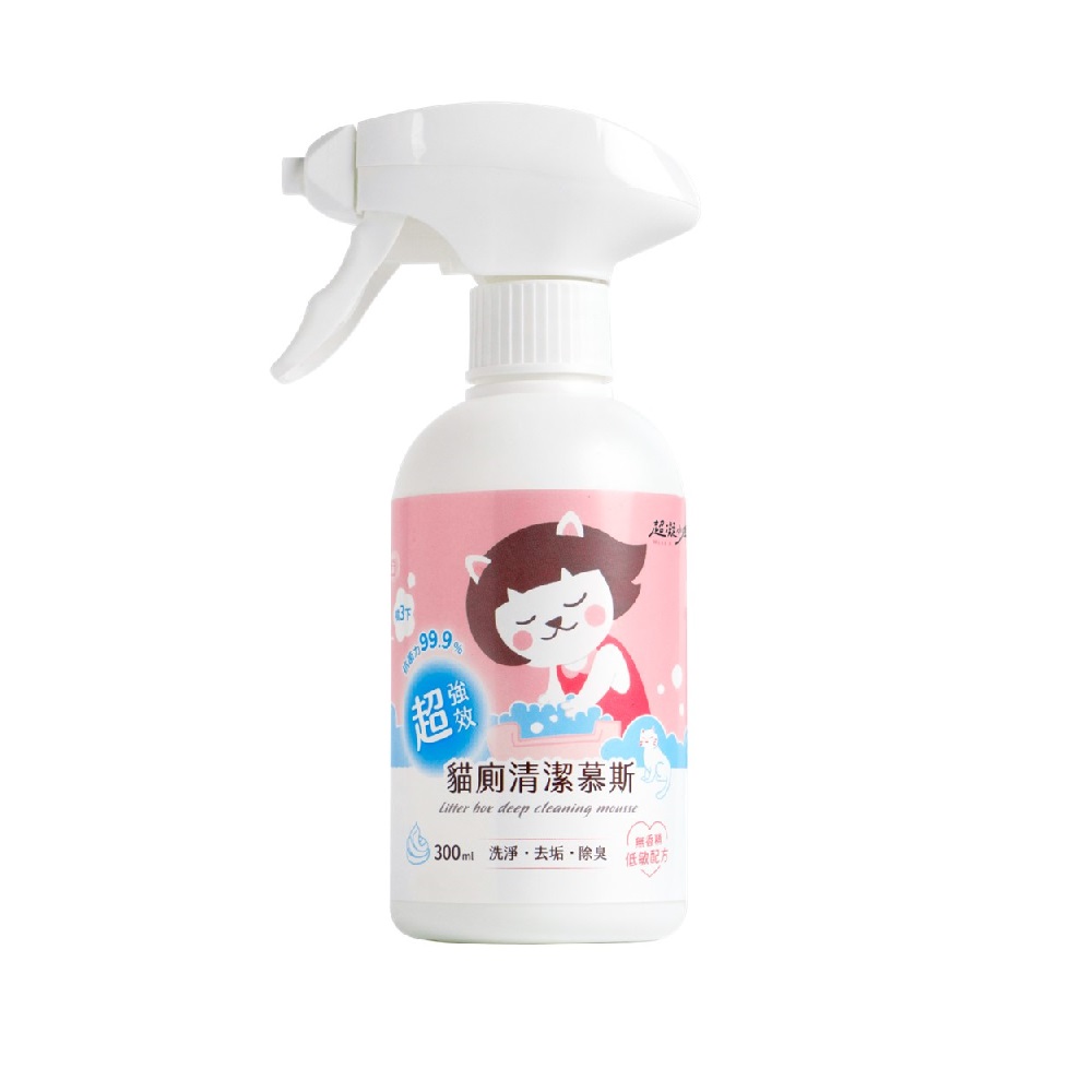 Litter box deep cleaning mousse, , large