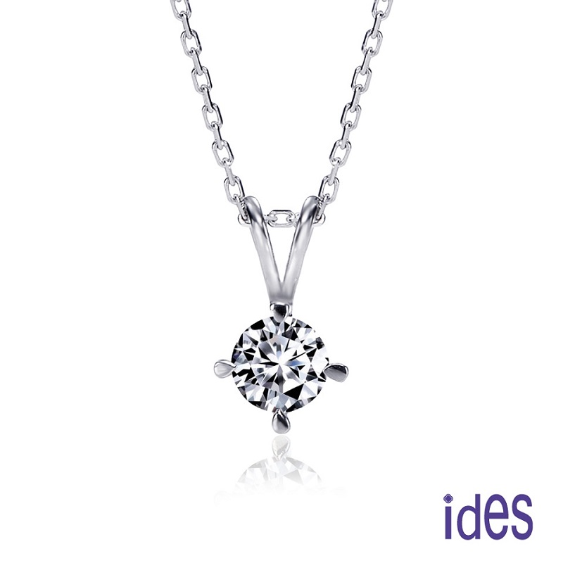 [ides愛蒂思] GIA品牌設計款30分D/SI1八心八箭頂級EX車工鑽石項鍊戒指6選1（14K）, , large