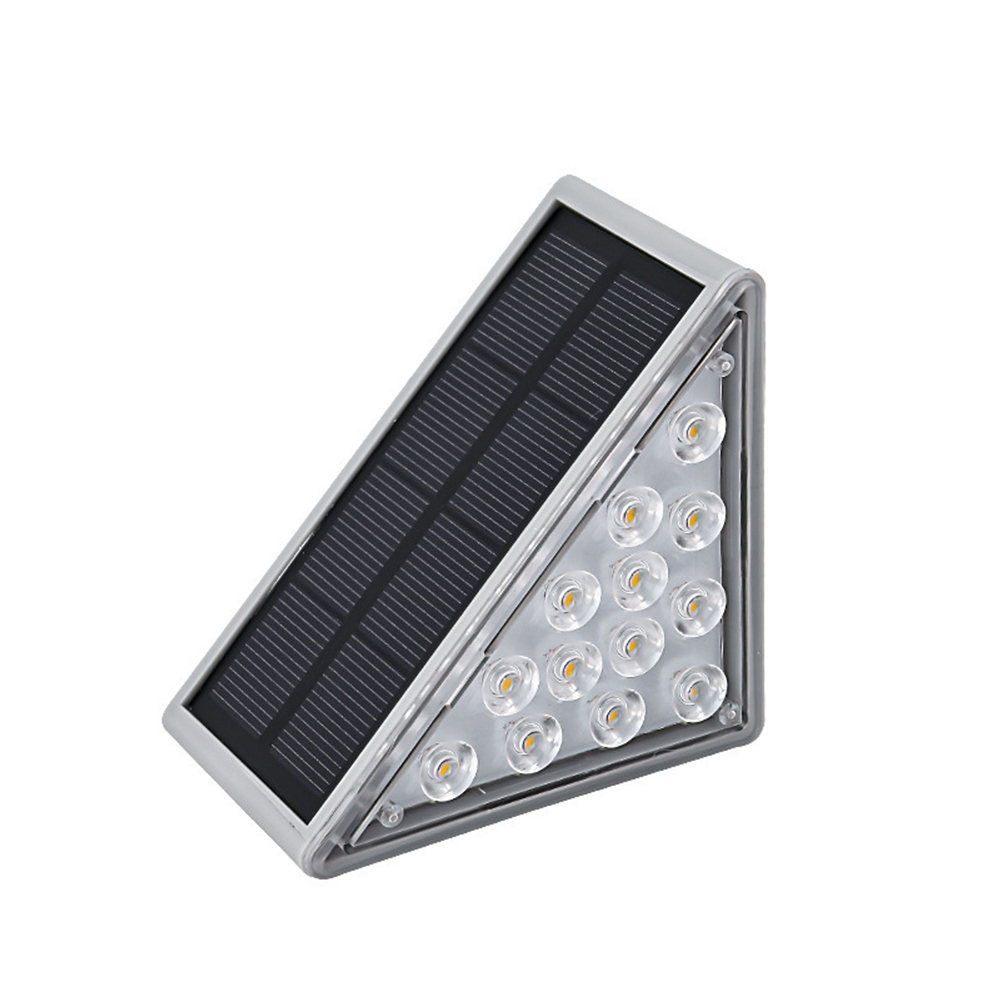 Solar-Powered Step Light – Multicolor Light (2 Pcs/Set), , large