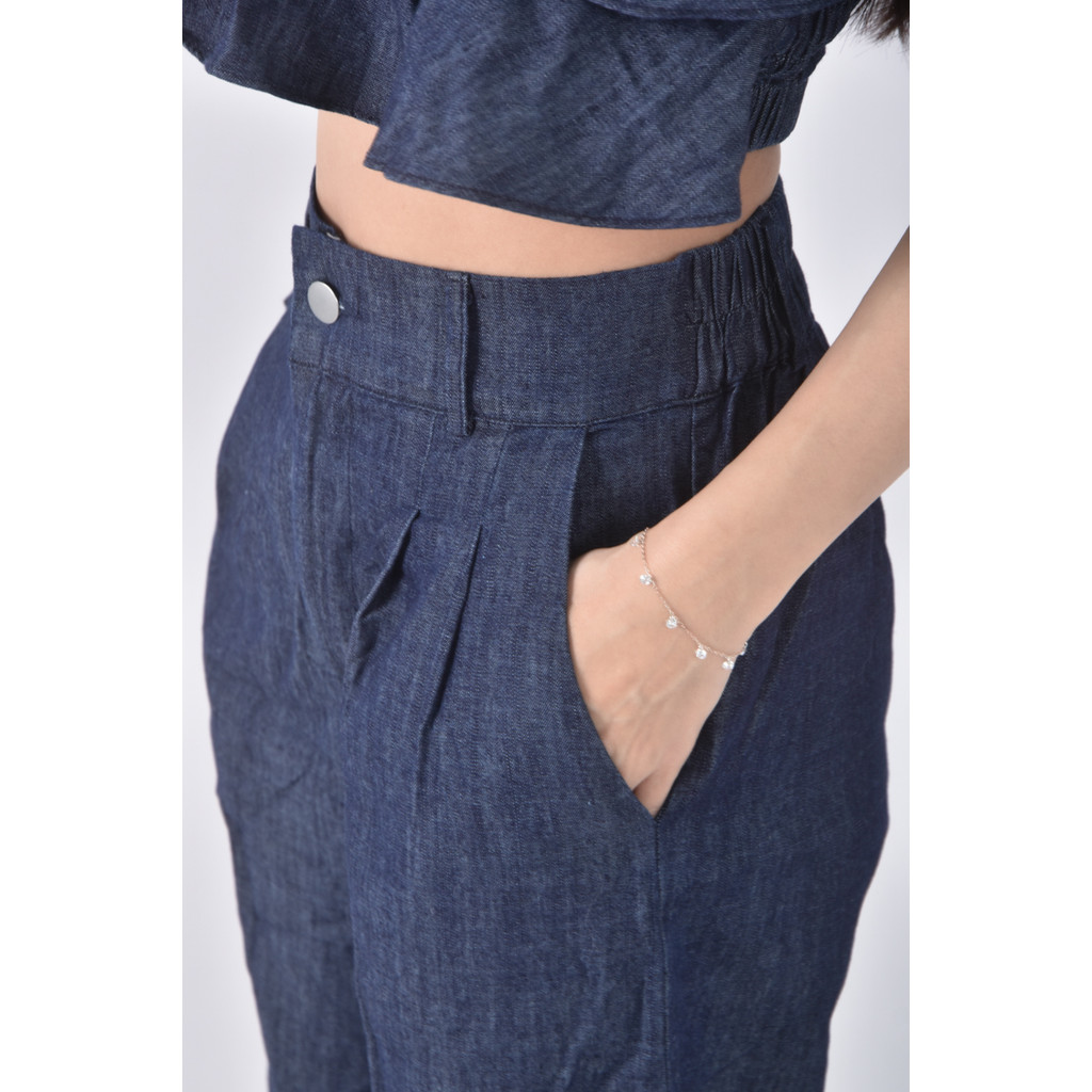 (M) jccrew無袖藍色套裝二手衣, , large