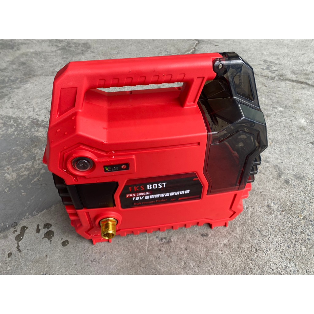 WIN五金 FKS BOST FKS2899 18V強力型高壓清洗機 洗車機 冷氣清洗 抽水機 清潔機 高壓洗車機, , large