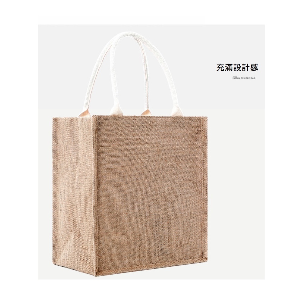 【A&R】黃麻購物手提袋  小款, , large