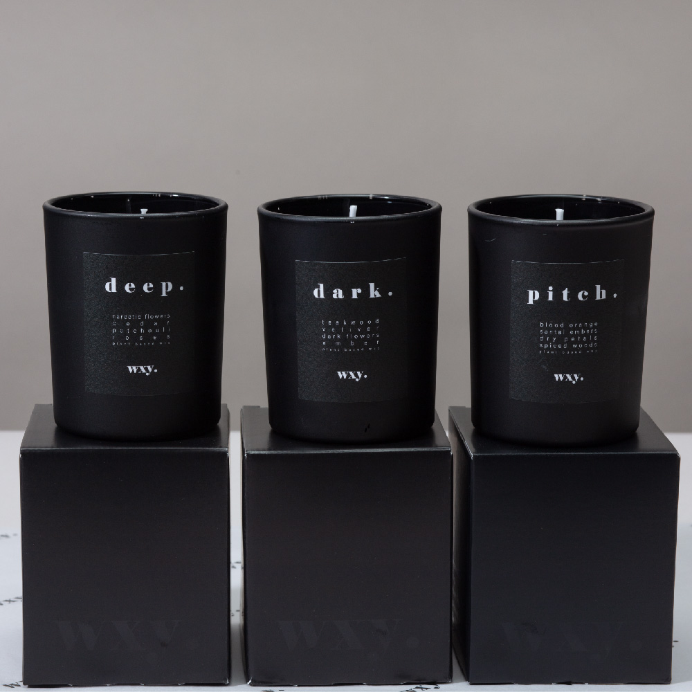 【英國 wxy】經典黑蠟燭/3種香味可選, , large