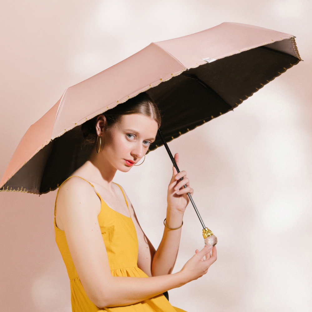 【boy】Sun Shade Crystal Embroid Umbrella- Classic Victoria