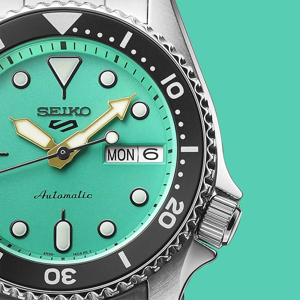 SEIKO 精工 5 Sports 系列機械錶-38mm 4R36-14B0G(SRPK33K1), , large