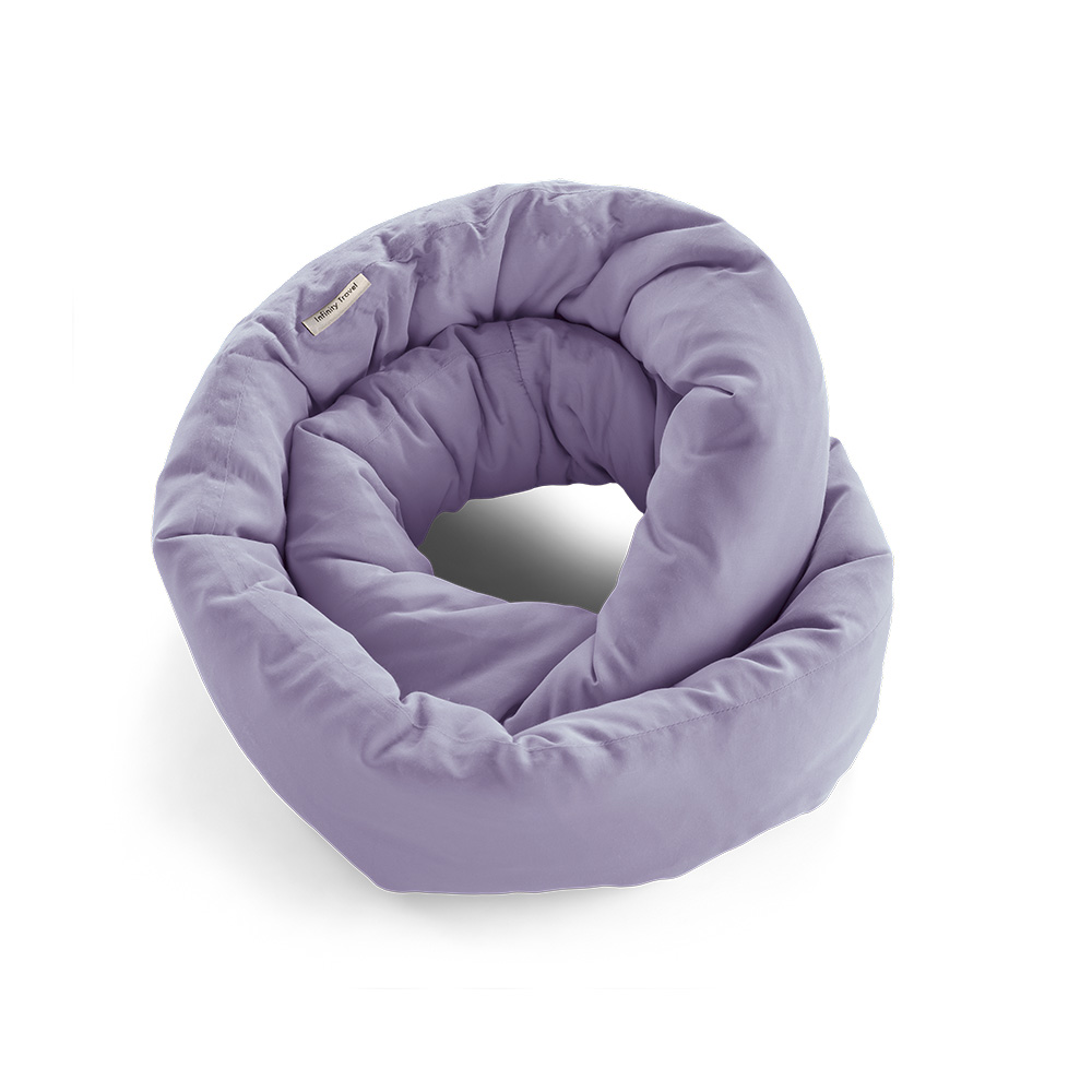 Infinity Pillow Mini Travel Neck Pillow Purple, , large