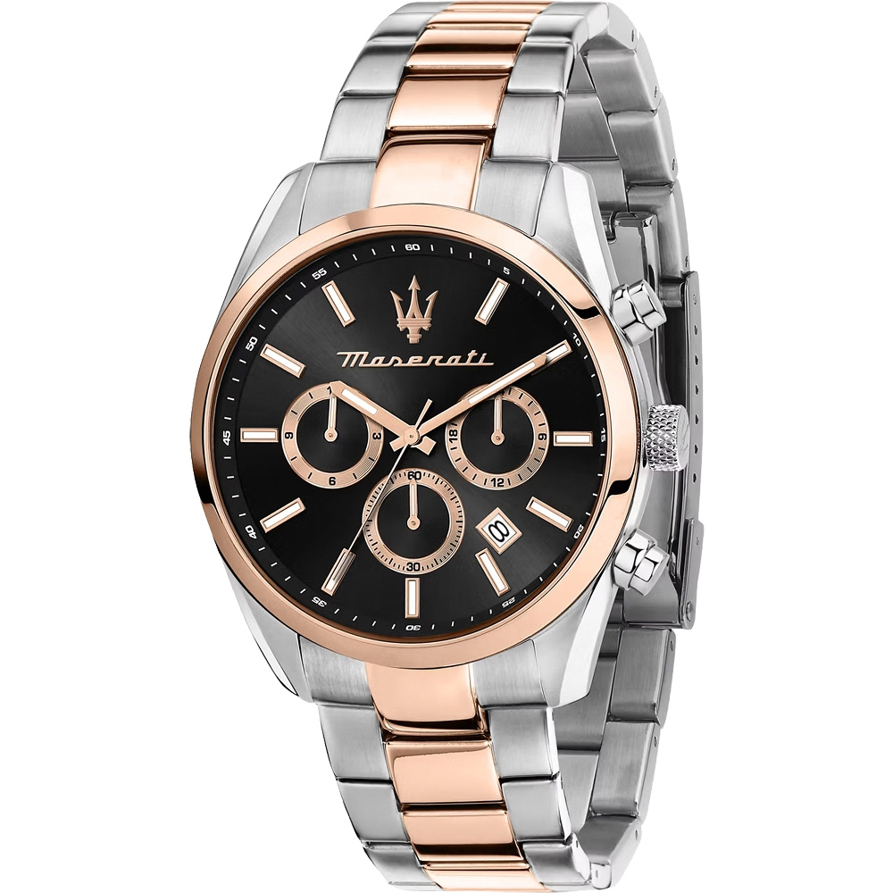 MASERATI 瑪莎拉蒂 Attrazione系列 三眼計時手錶 R8853151002, , large